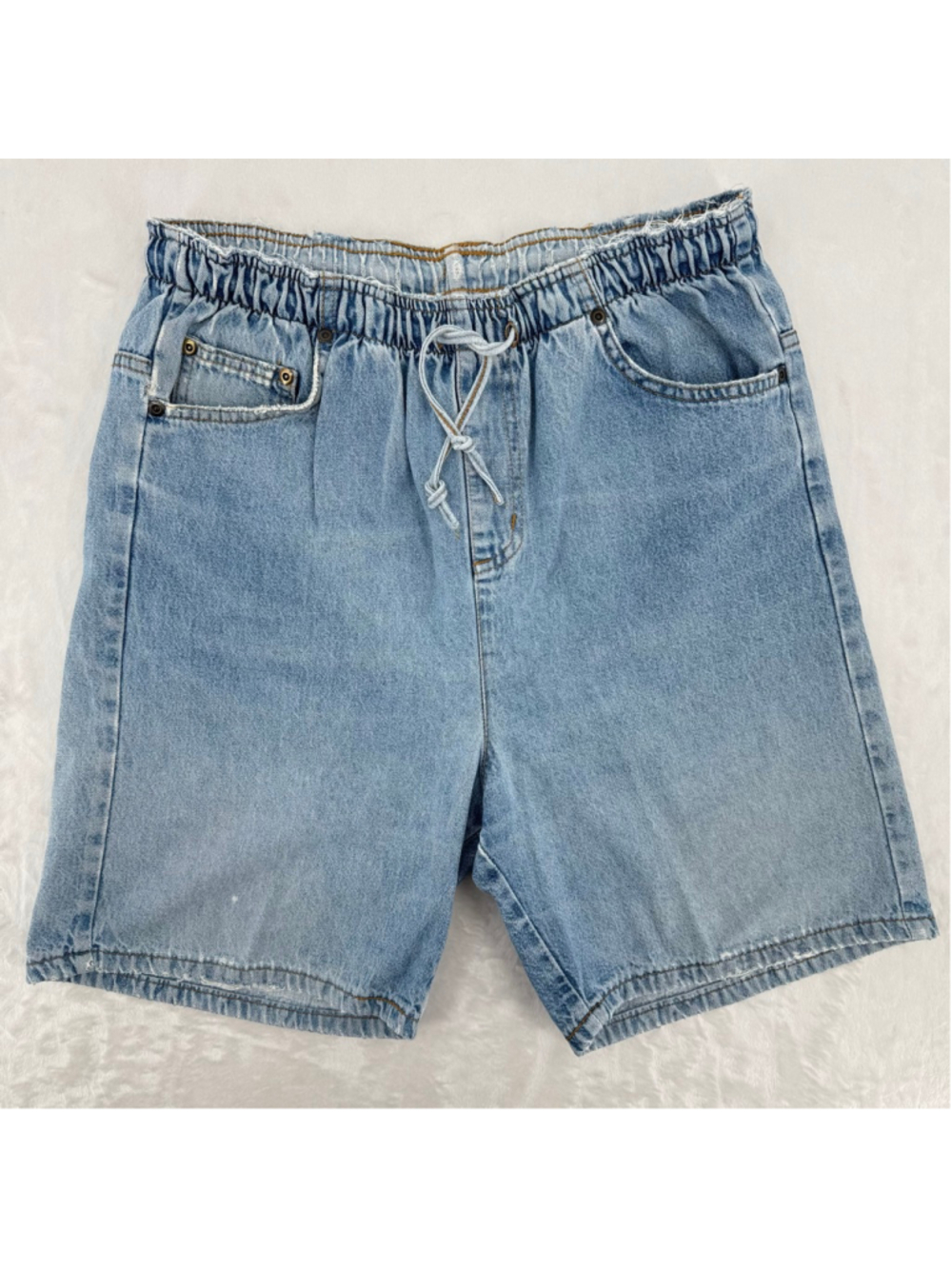 Vintage 80s 90s Denim Jean Shorts Bobbie Brooks Jorts Distressed Grunge Size 10